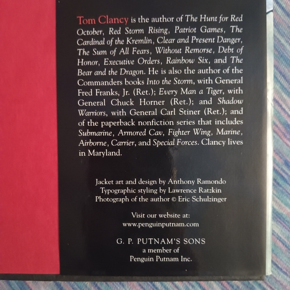 𝘛𝘰𝘮 𝘊𝘭𝘢𝘯𝘤𝘺 𝘙𝘦𝘥 𝘙𝘢𝘣𝘣𝘪𝘵 1𝘴𝘵 𝘌𝘋𝘐𝘛𝘐𝘖𝘕  𝘉𝘰𝘰𝘬 - Picture 7 of 13